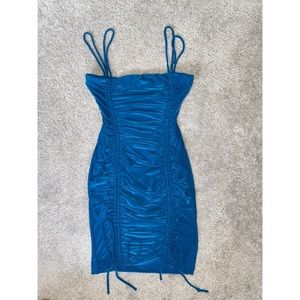 Blue Strap dress